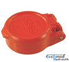 Staubschutzklappen für Steckkupplung Muffe BG3 rot (10 Stück)