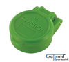 Staubschutzklappen für Steckkupplung Muffe BG3 grün (10 Stück)