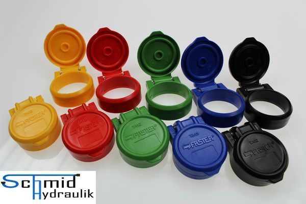 Staubschutzdeckel für SVK-Muffen BG3 gelb Deckel Kappe Schutz Hydraulik Plastik 